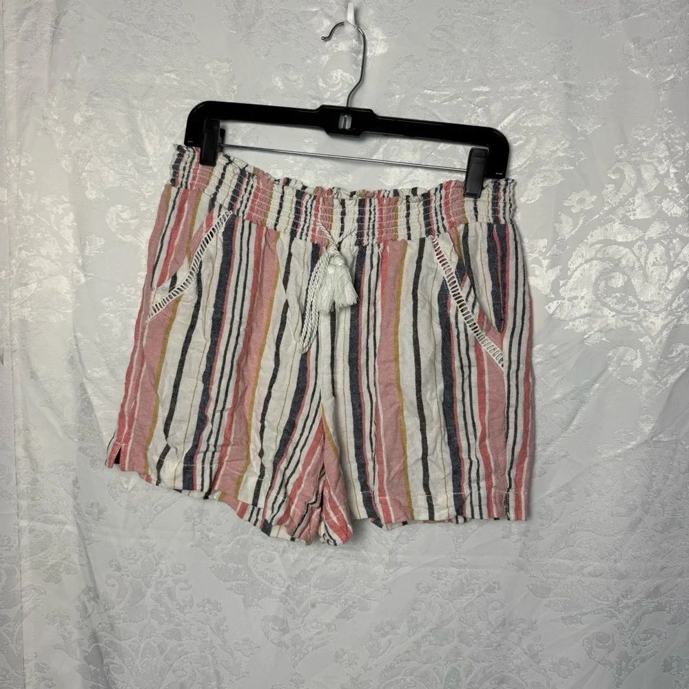 Briggs Ladies' Linen Blend Pull-On Shorts‎ Size Medium